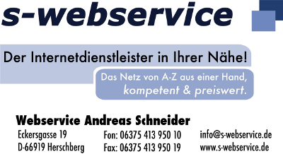 s-webservice - Ihr Internetdienstleister!